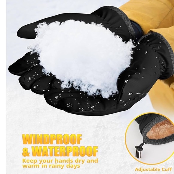 NWOT ihuan Waterproof Windproof Cold Weather Gloves, Size XS - Picture 3 of 5